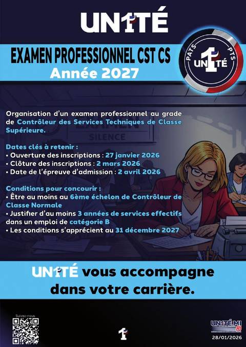 Aperçu — Examen professionnel CST CS Année 2027