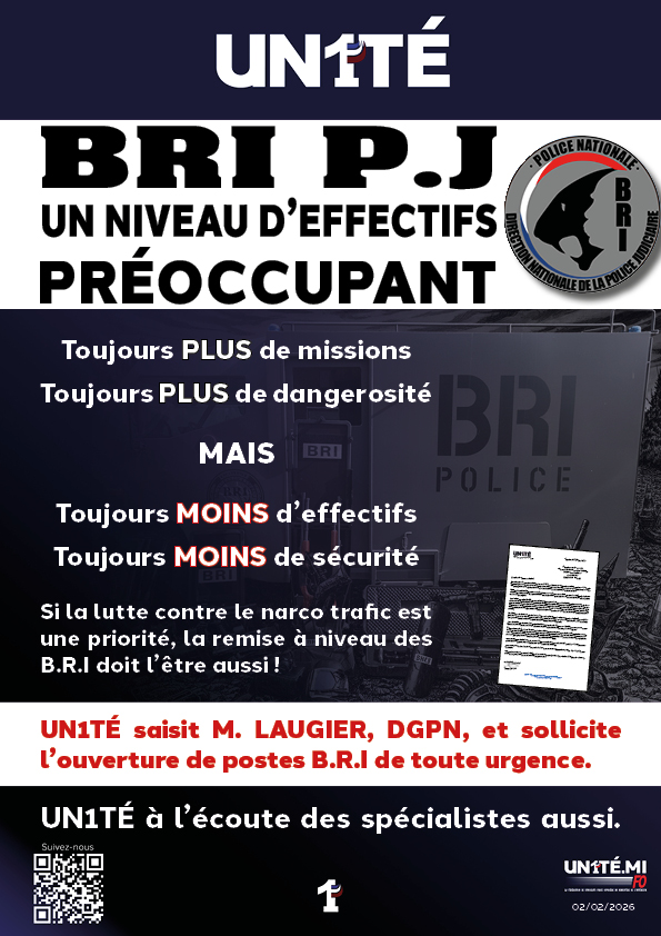 BRI P.J : Un niveau d’effectifs préoccupant