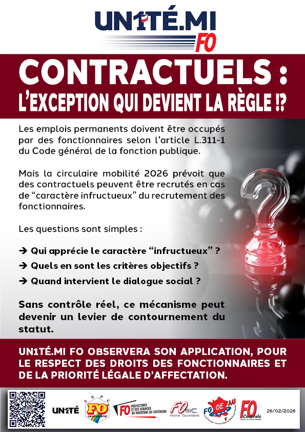 Contractuels : l’exception qui devient la règle !?