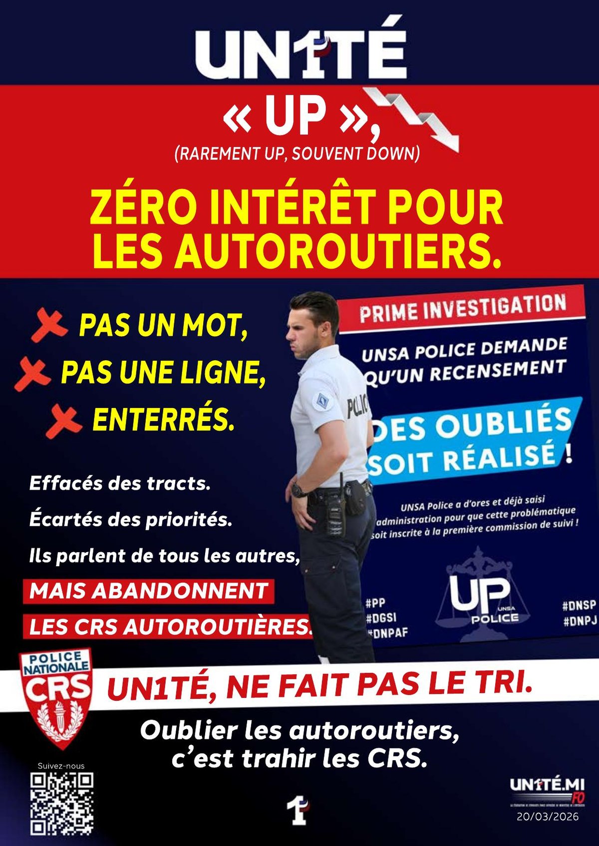 « UP », zéro intérêt pour les autoroutiers.