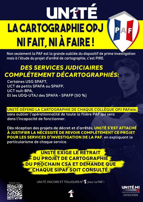 Aperçu — PAF – La cartographie OPJ : Ni fait, ni à faire !