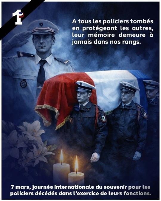 7 mars : Journée internationale du souvenir pour les policiers décédés dans l’exercice de leurs fonctions