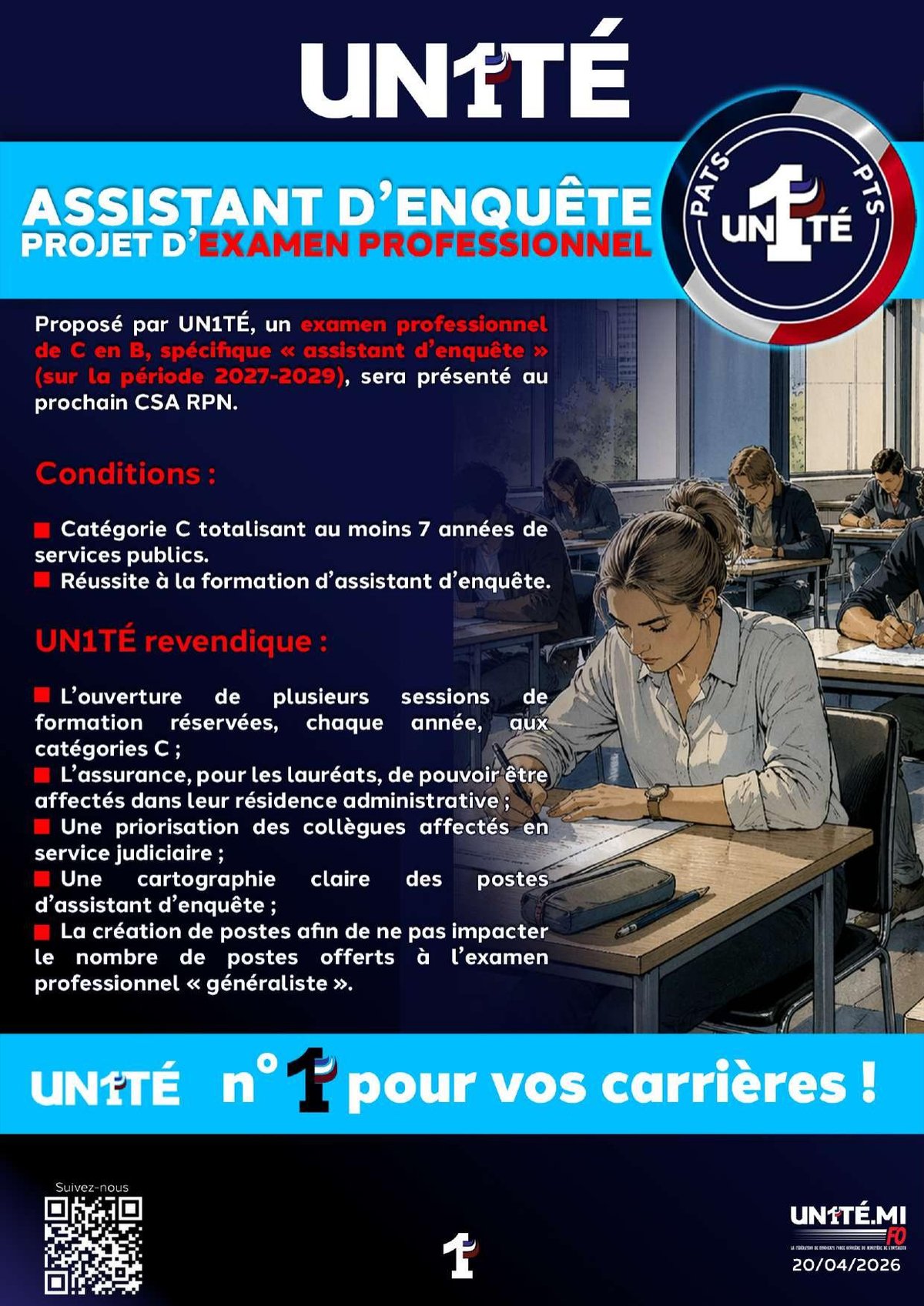 ASSISTANT D’ENQUÊTE - PROJET D’EXAMEN PROFESSIONNEL