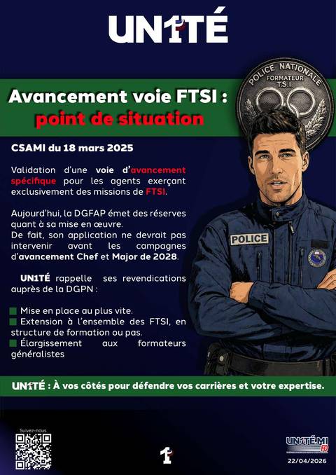 Aperçu — Avancement voie FTSI: point de situation