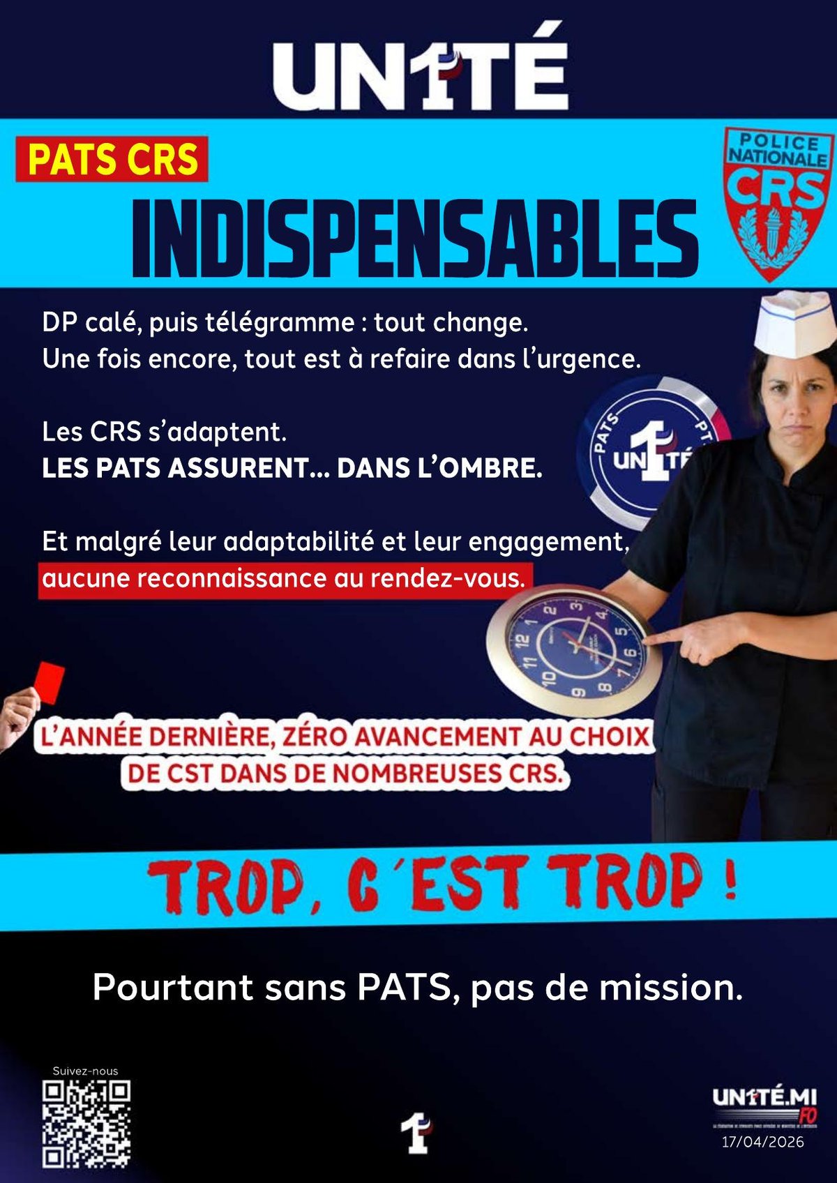PATS CRS : Indispensables