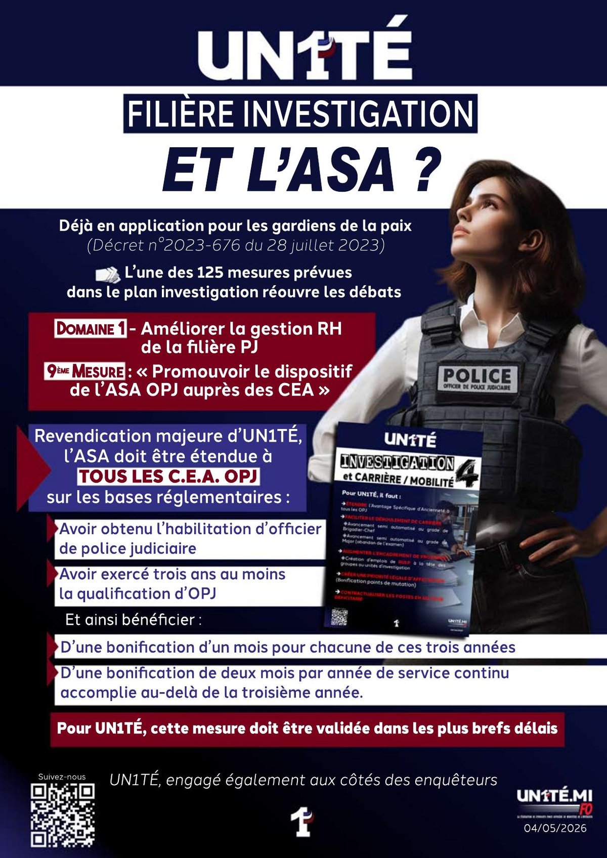 Filière investigation : Et l'ASA ?