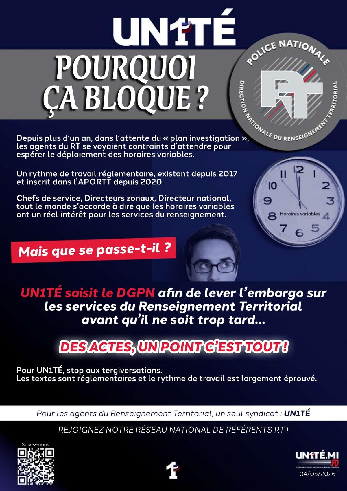 RT : Pourquoi ça bloque ?