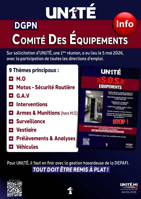 Aperçu — DGPN - Comité des équipements