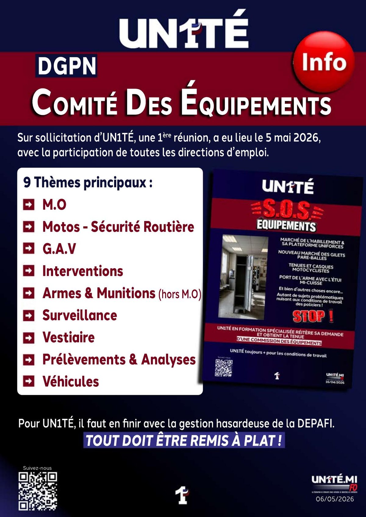 DGPN - Comité des équipements