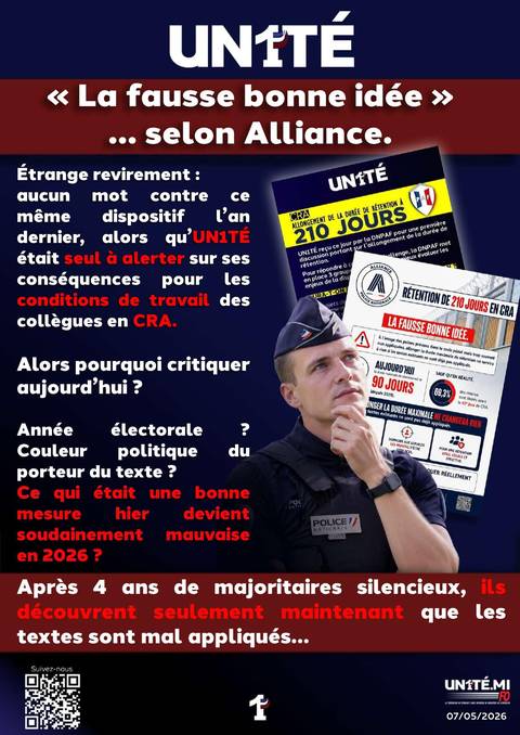 Aperçu — « La fausse bonne idée »… selon Alliance.