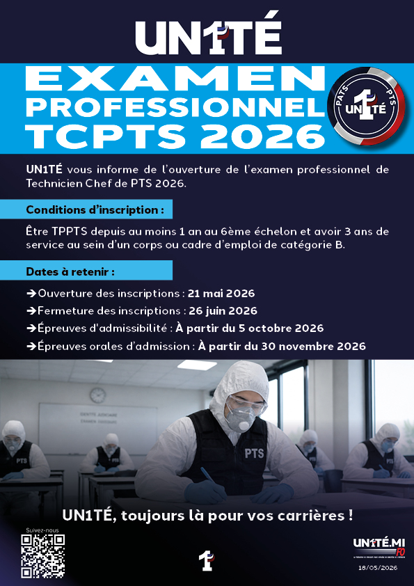 EXAMEN PROFESSIONNEL TCPTS 2026