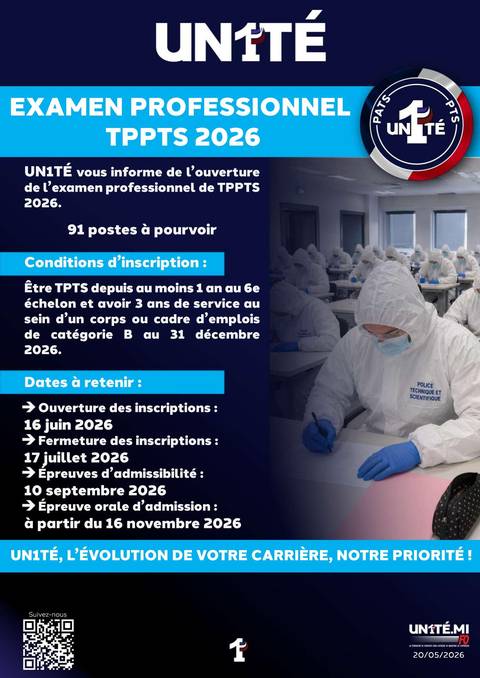 Aperçu — Examen professionnel TPPTS 2026