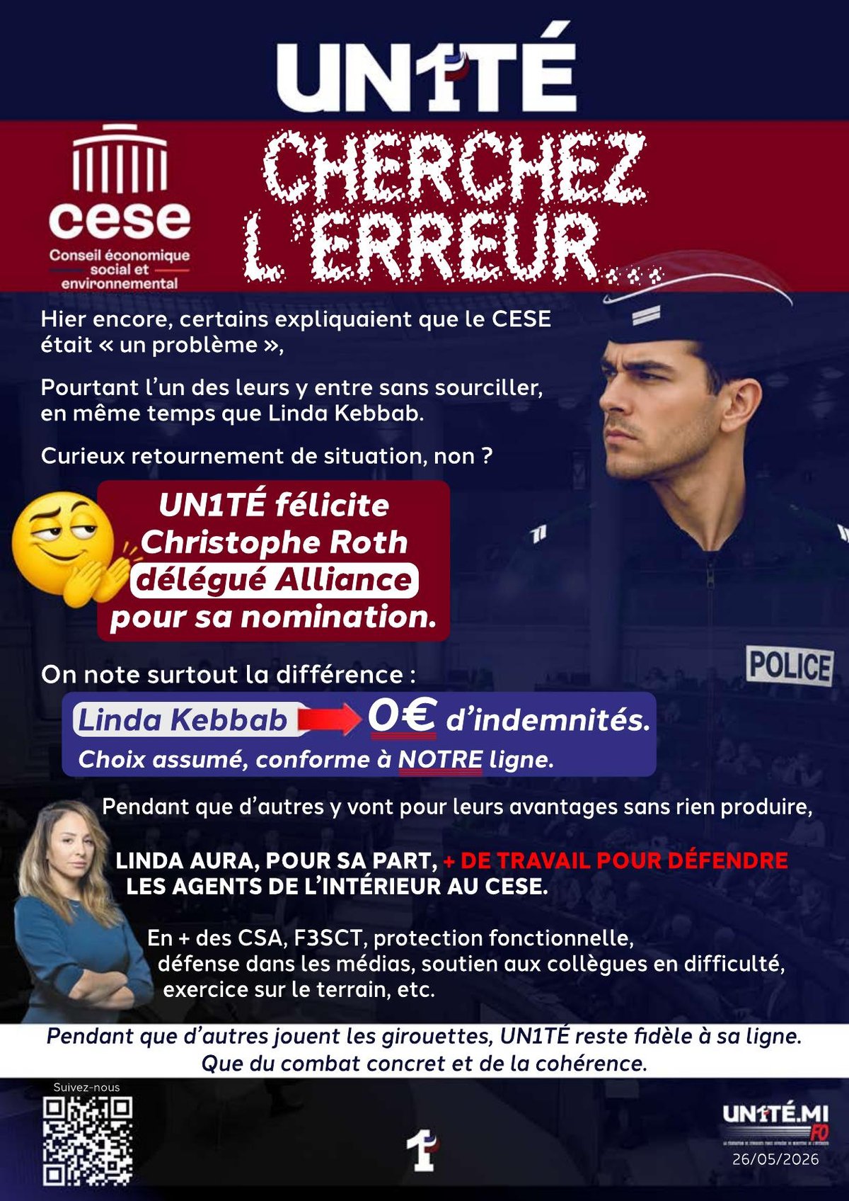 CESE : Cherchez l'erreur