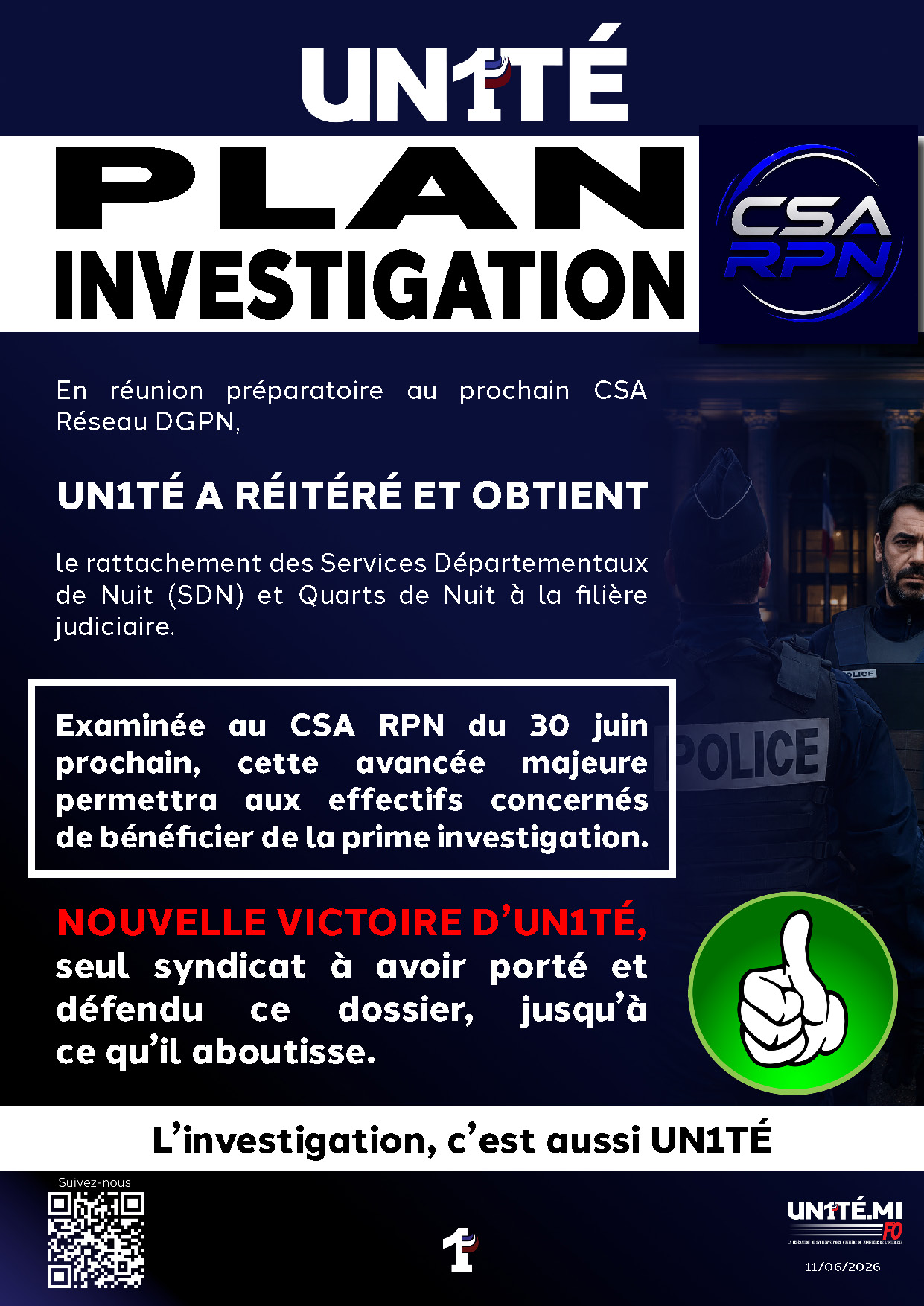PLAN INVESTIGATION