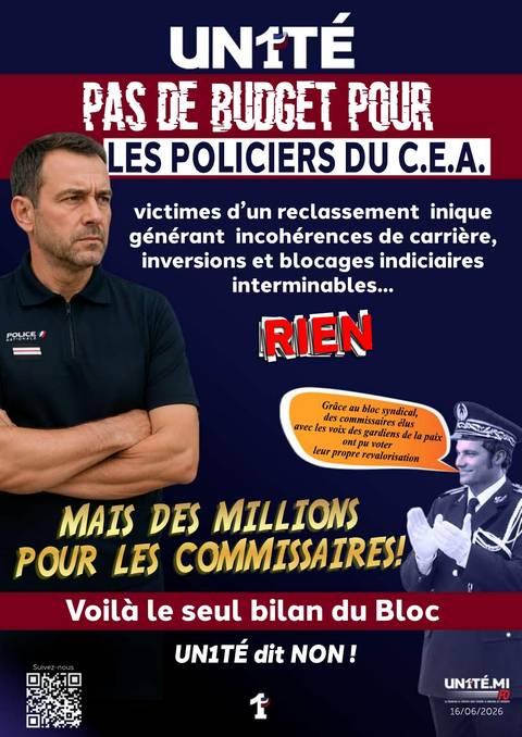 Aperçu — Pas de budget pour Les policiers du CEA