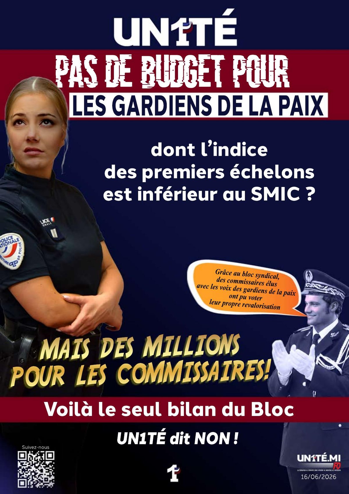 Pas de budget pour les gardiens de la paix
