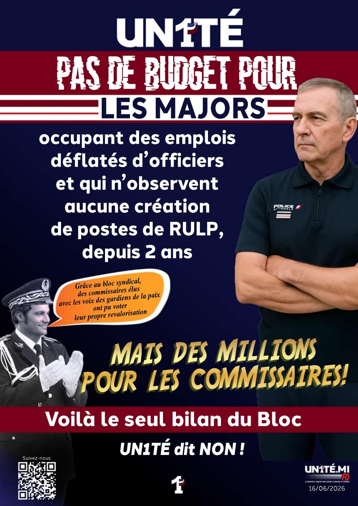Pas de budget pour les majors