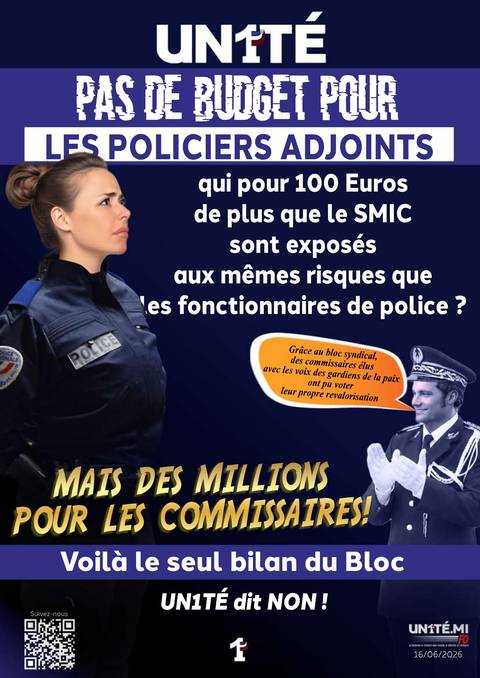 Aperçu — Pas de budget pour les policiers adjoints