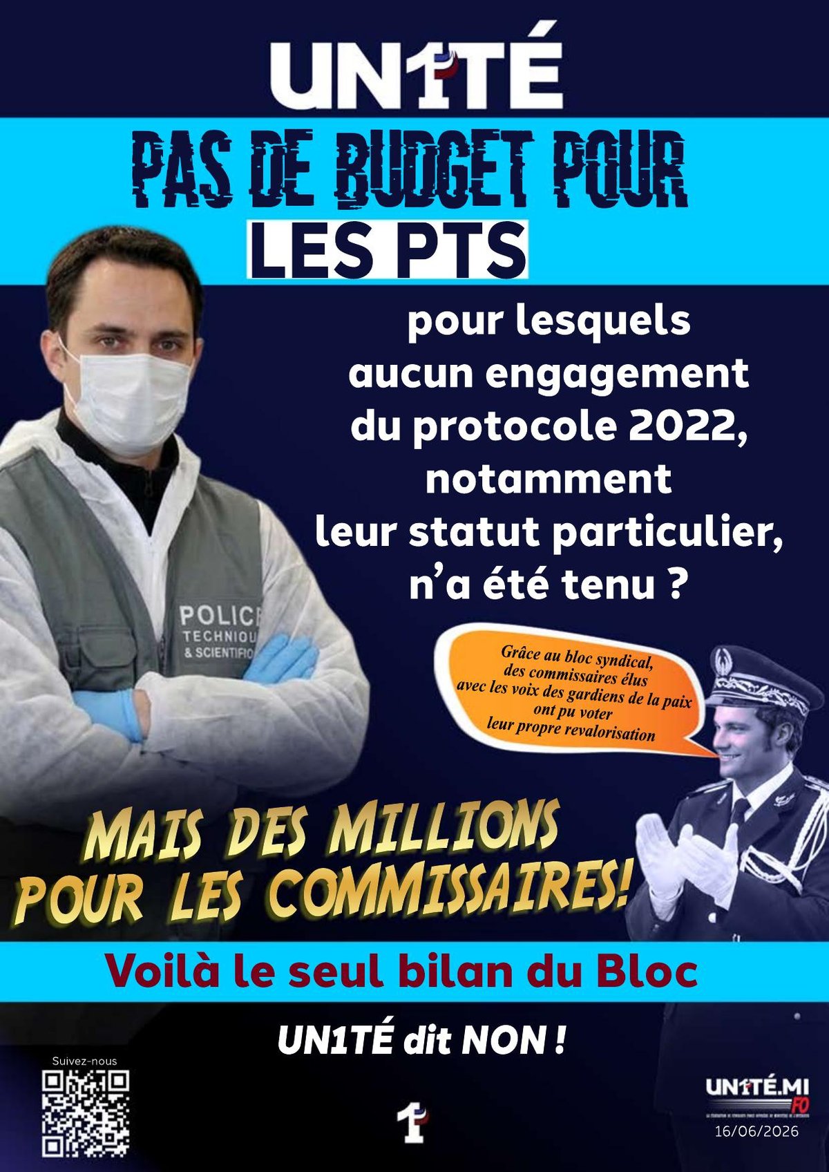 Pas de budget pour les PTS