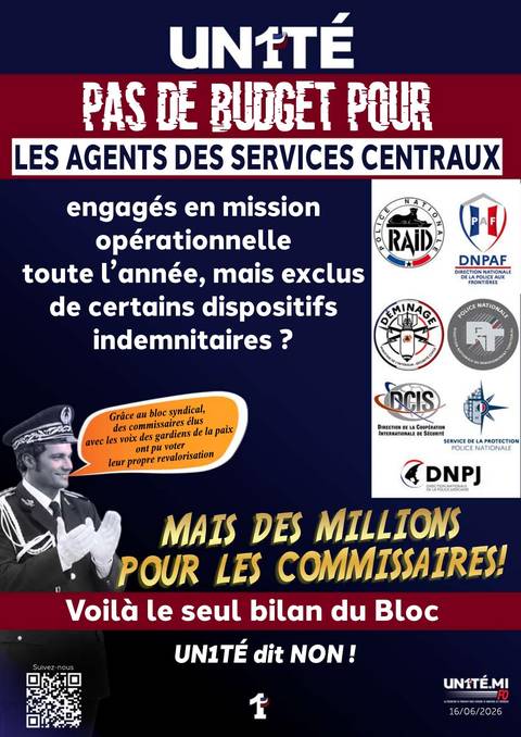 Aperçu — Pas de budget pour les agents des services centraux