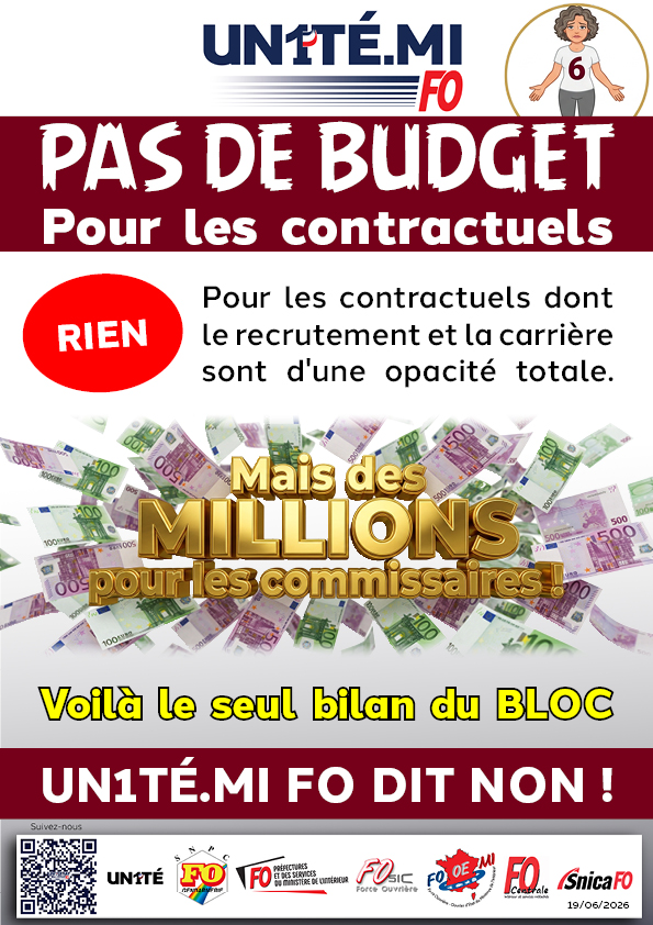 Pas de budget Pour les contractuels