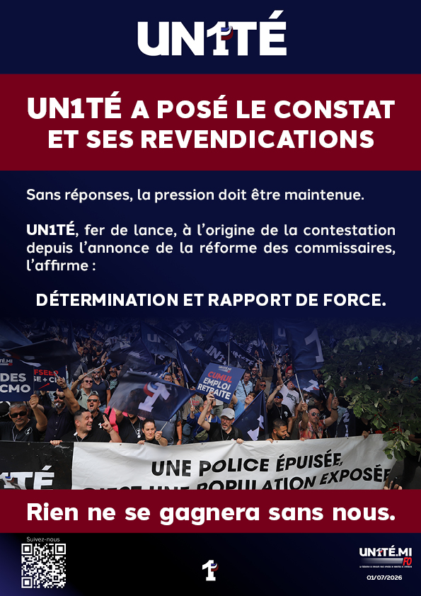 UN1TÉ a posé le constat et ses revendications