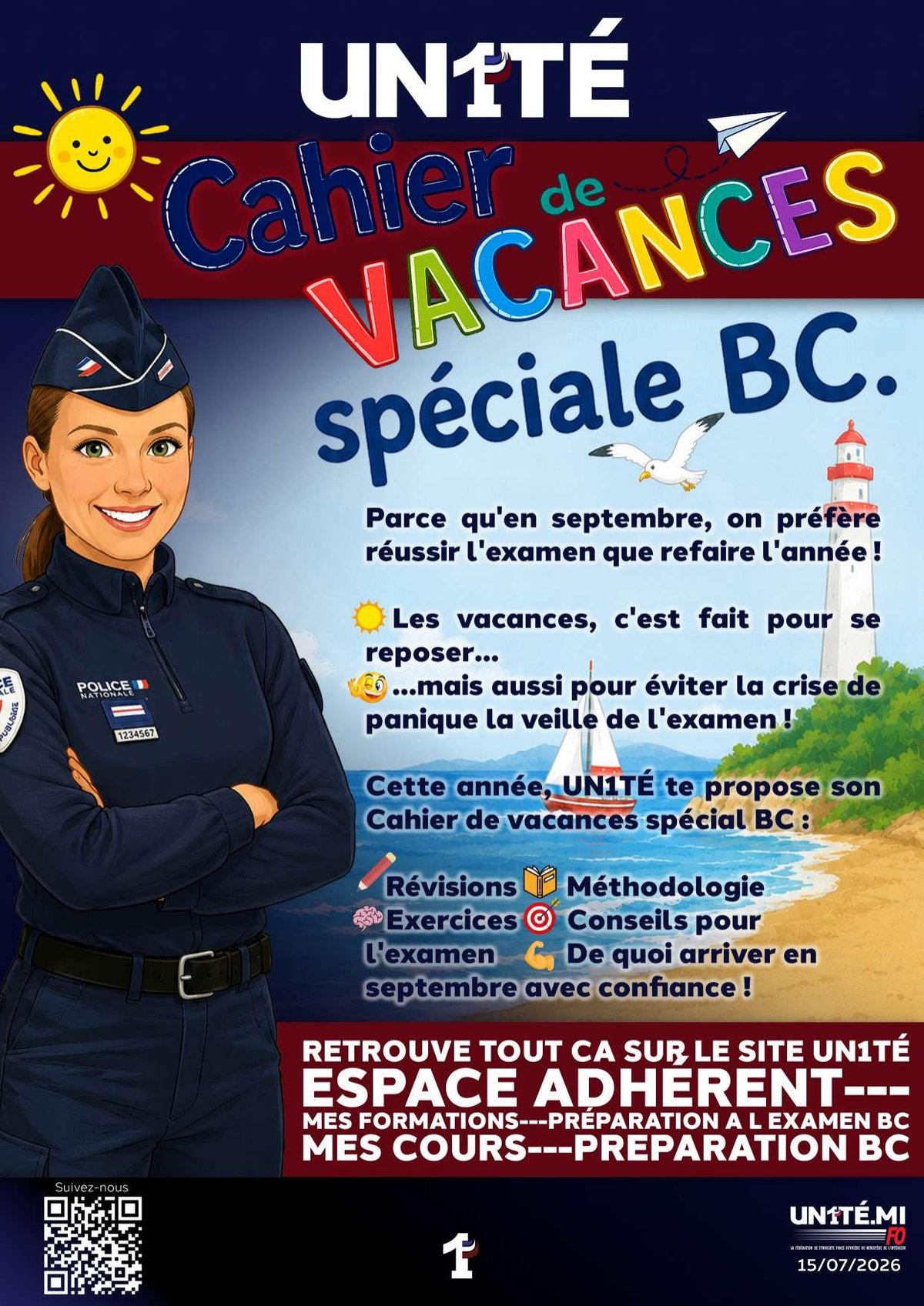 Cahier de vacances spécial BC