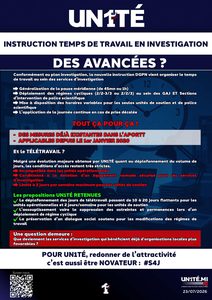 Aperçu — Instruction temps de travail en INVESTIGATION - DES AVANCÉES ?