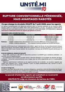 Aperçu — RUPTURE CONVENTIONNELLE PÉRENNISÉE, MAIS AVANTAGES RABOTÉS