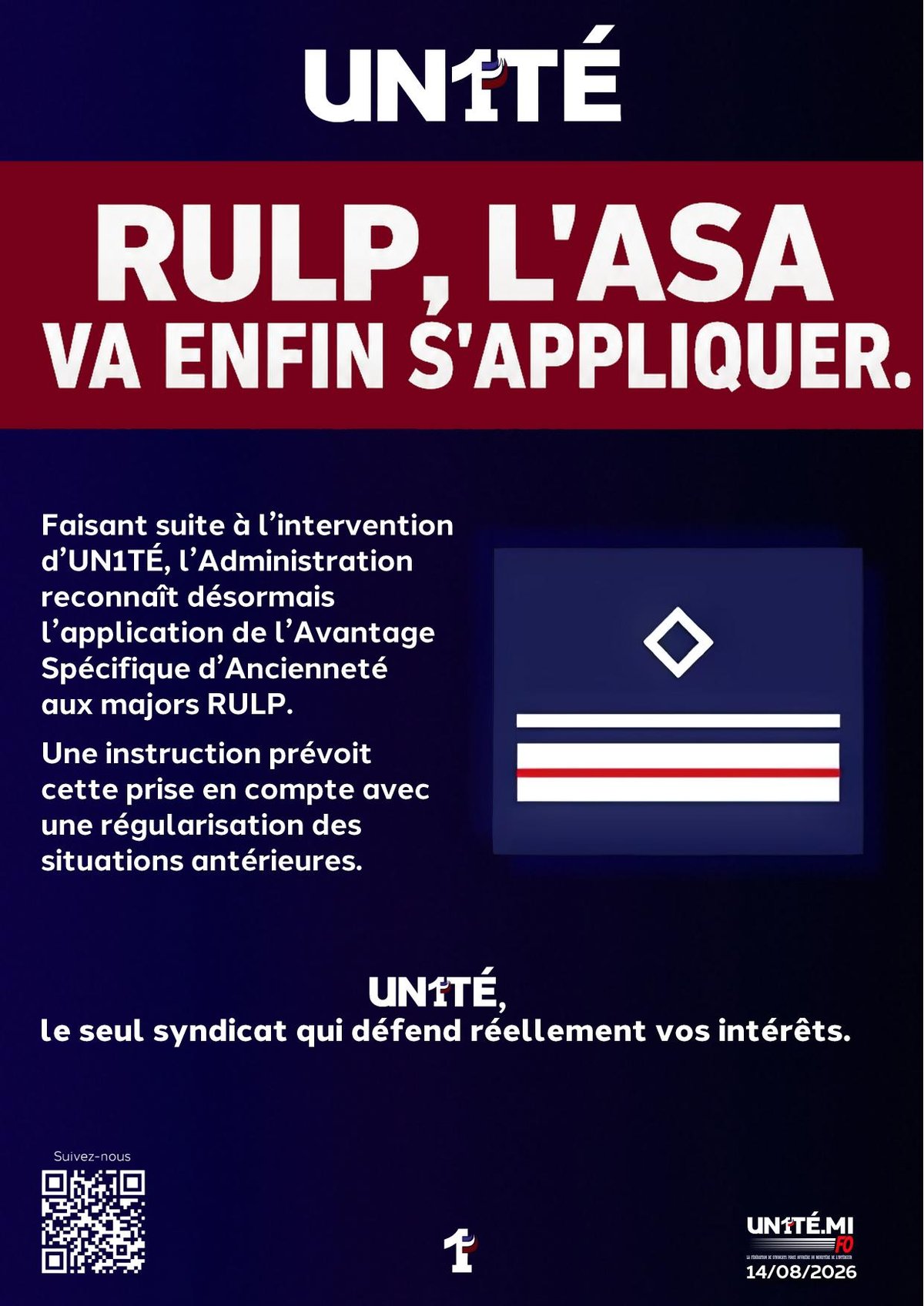 RULP : L'ASA va enfin s'appliquer