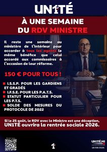 Aperçu — A une semaine du rdv ministre