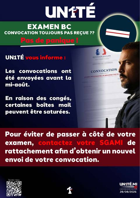 Aperçu — Examen BC convocation toujours pas reçue ?? Pas de panique !
