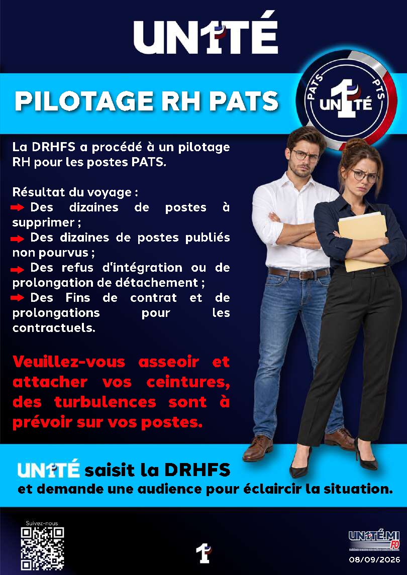PILOTAGE RH PATS