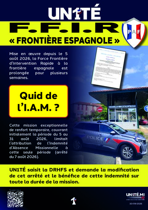 Aperçu — F.F.I.R « FRONTIÈRE ESPAGNOLE »