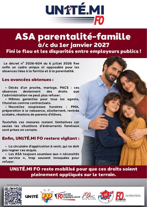 Aperçu — ASA parentalité-famille à/c du 1er janvier 2027 Fini le flou et les disparités entre employeurs publics !