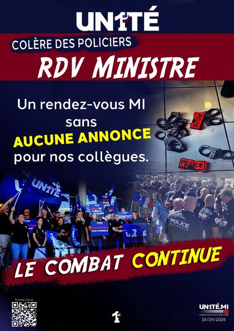 Aperçu — Colère des Policiers - RDV Ministre