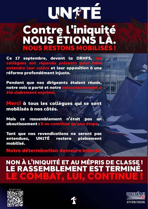 Aperçu — Contre l'iniquité, Nous étions là. NOUS RESTONS MOBILISÉS !