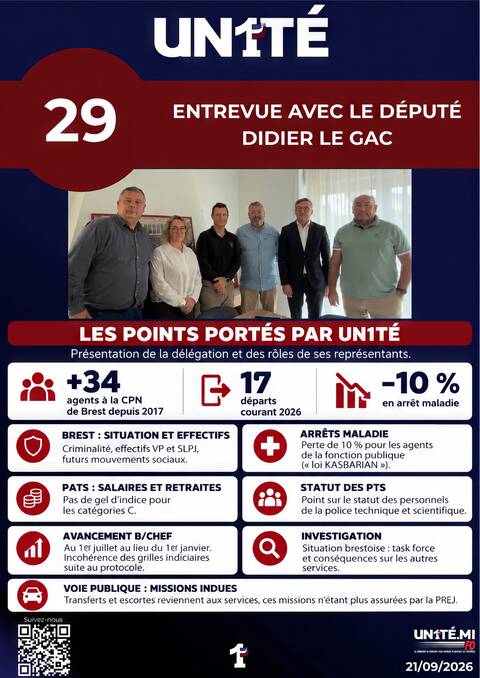 Aperçu — DÉPARTEMENT 29 : ENTREVUE AVEC LE DÉPUTÉ LE GAC