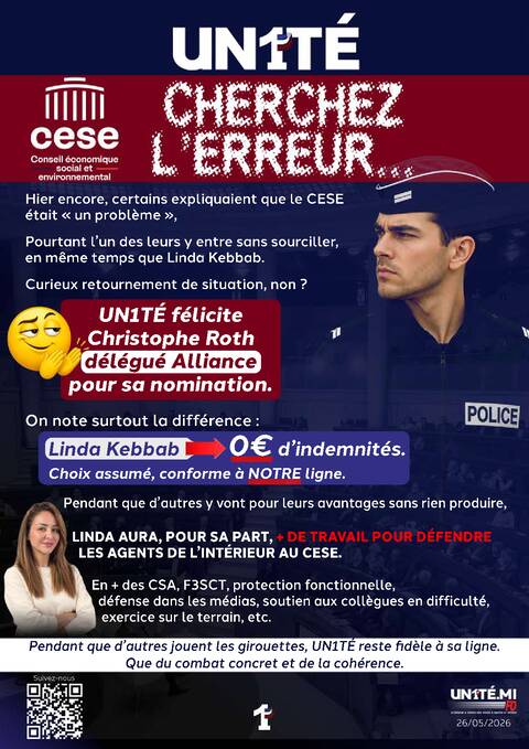 Aperçu — CESE : Cherchez l'erreur