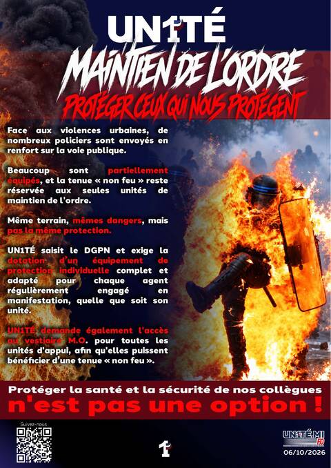 Aperçu — Maintien de l'ordre - Protéger ceux qui nous protègent