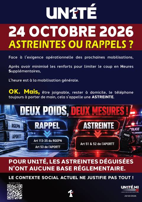 Aperçu — 24 OCTOBRE 2026  : Astreintes ou rappels ?