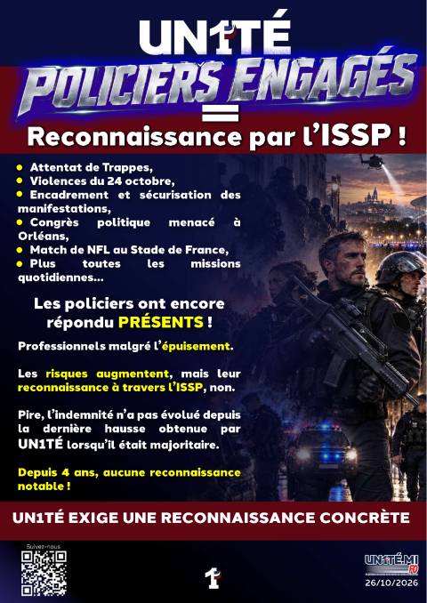 Aperçu — Policiers engagés = reconnaissance par l’ISSP !